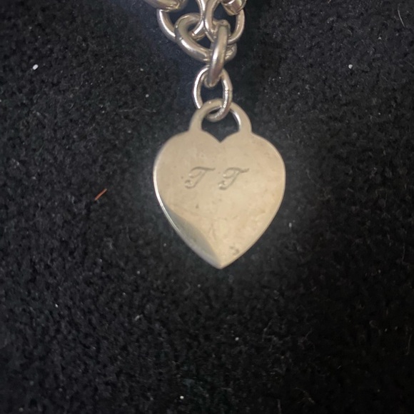 Vintage Tiffany Heart heavy silver bracelet - Picture 4 of 4